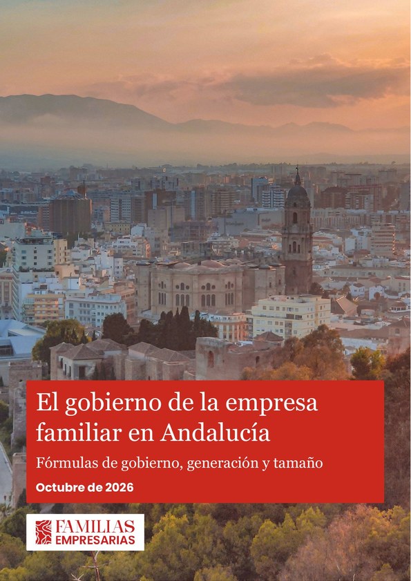 Portada del informe «El gobierno de la empresa familiar en Andalucía»